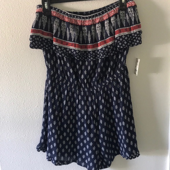 Strapless Ruffle Romper - Picture 3 of 5